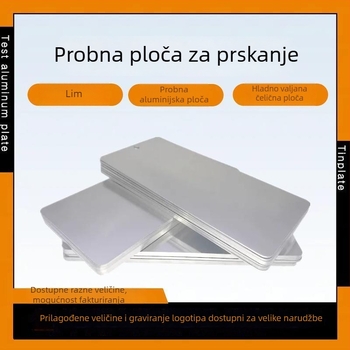Testni listovi: aluminijski list s sprejem premazom; tinplate list; željezni list s bojom; aluminijski list s prah premazom na čeličnom ploči