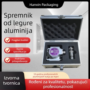 Aluminijski okvir kutije za alate, prijenosna kutija za alat s EVA presvlakom od perlane vate