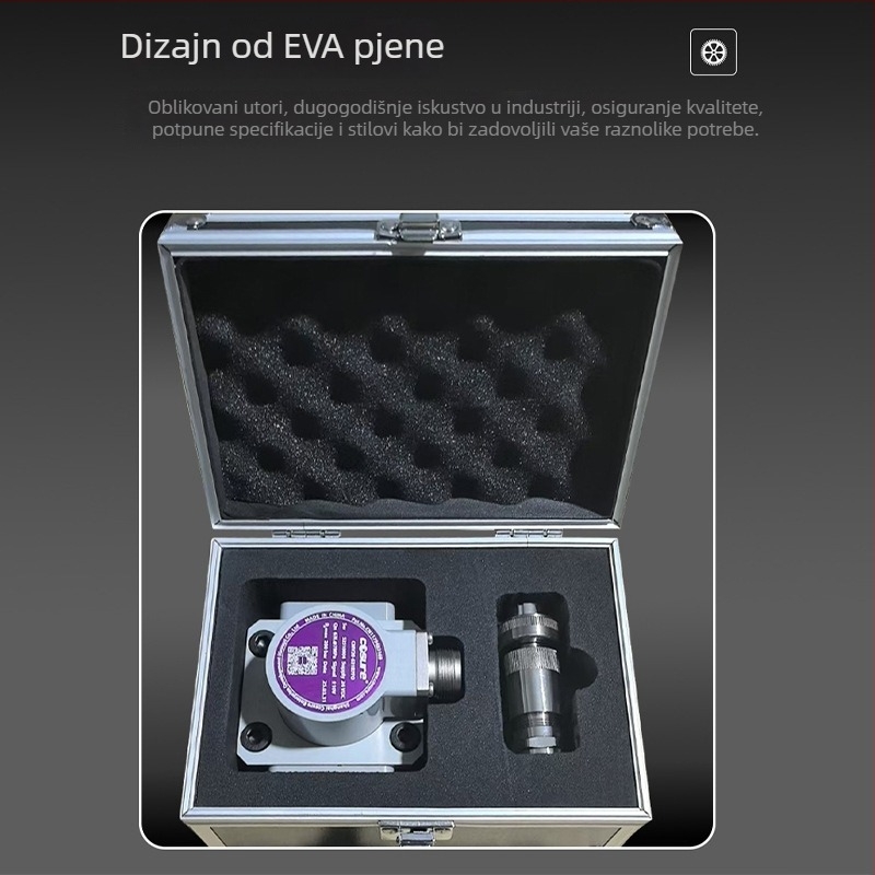 Aluminijski okvir kutije za alate, prijenosna kutija za alat s EVA presvlakom od perlane vate