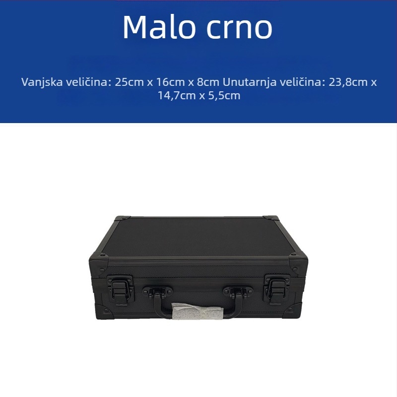 Plastična kutija za alate s pjenastom podlogom, otporna na udarce, za opremu i instrumente, spremište dokumenata