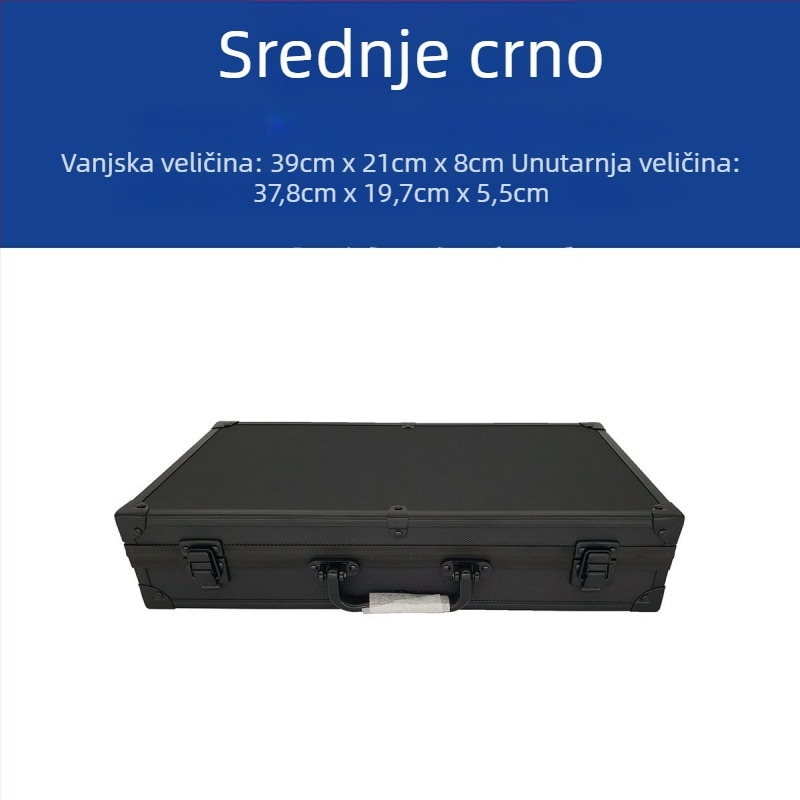 Plastična kutija za alate s pjenastom podlogom, otporna na udarce, za opremu i instrumente, spremište dokumenata