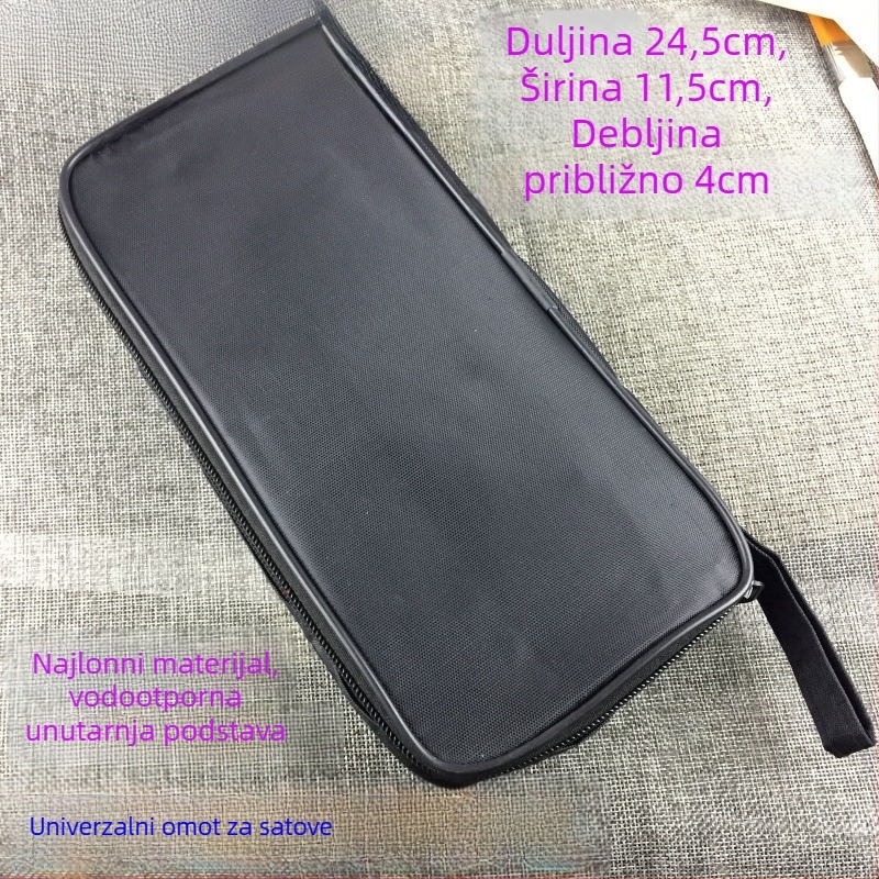 Plastična kutija za alate za digitalni multimetar, klešta mjerač i ampermetar; kompaktna torba za popravke