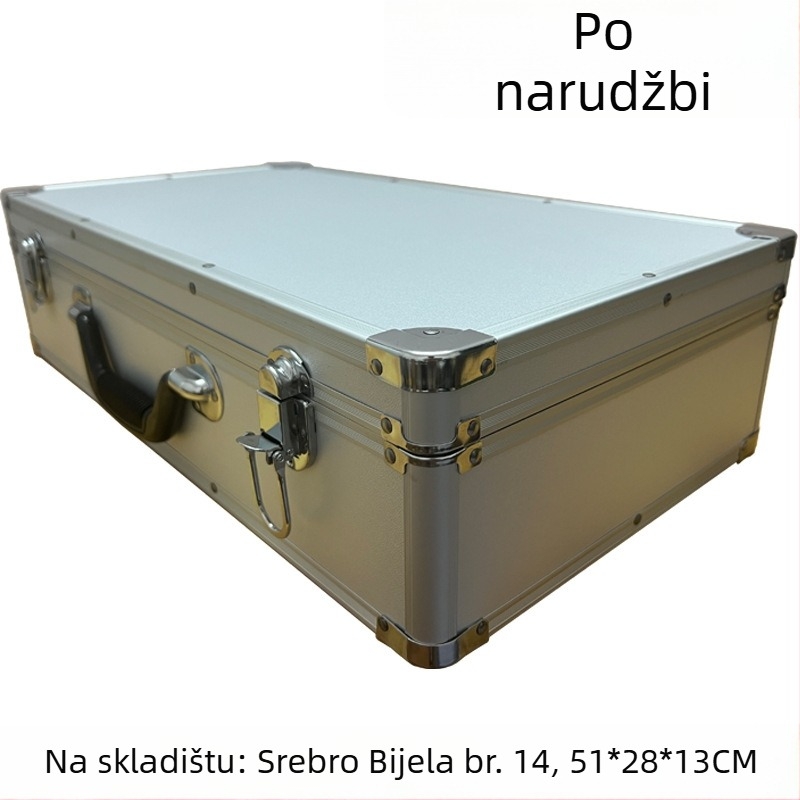 Aluminijski kovčeg za opremu, prijenosni, otporan na udarce, vodootporan, termička zaštita