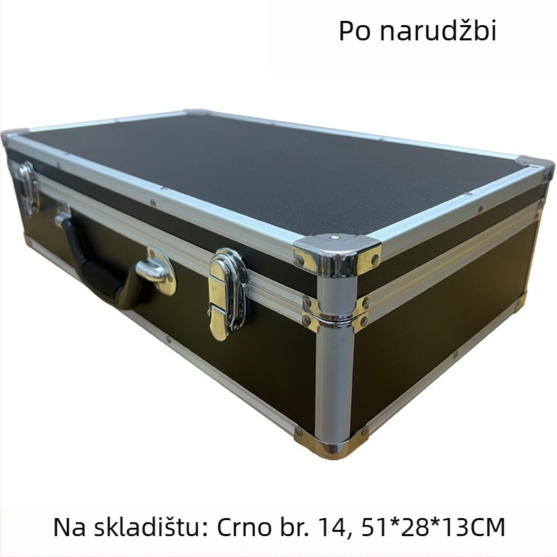Aluminijski kovčeg za opremu, prijenosni, otporan na udarce, vodootporan, termička zaštita