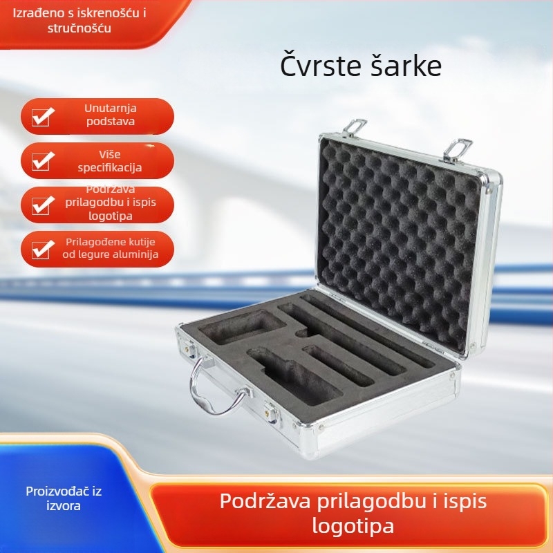 Prijenosna aluminijska kutija za vatrogasnu opremu, skladištenje u nuždi