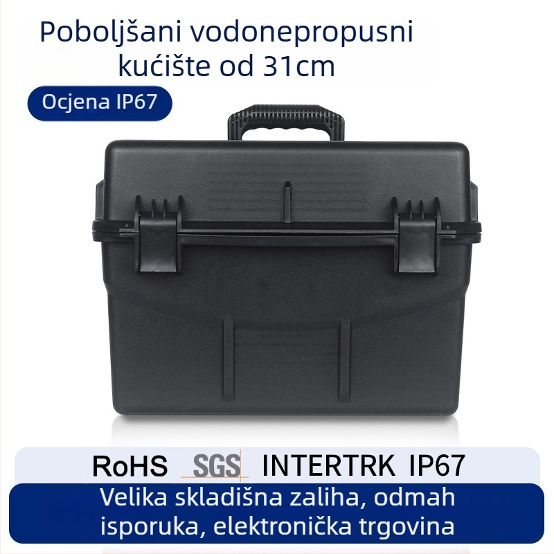 Zaštitna kutija za elektroniku – otporna na vlagu, vodonepropusna, otporna na udarce, spremište za instrumente, ručna plastična kutija