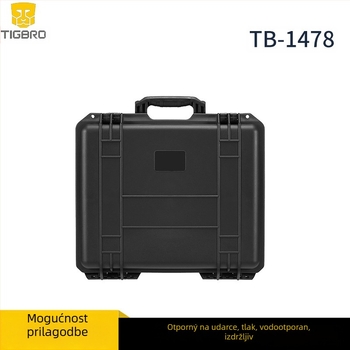 TIGBRO TB-1478 industrijska zaštitna plastična kutija za instrumente – vodootporna, otporna na pritisak; Materijal: plastika; Prilagođeno obrađivanje: Da