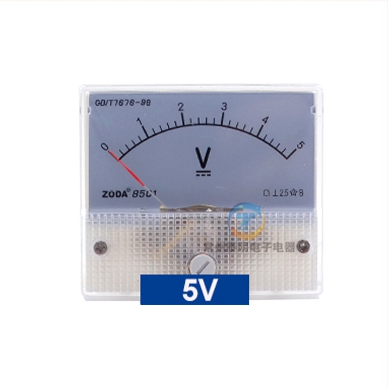 85C1 Analogni voltmetar, višerazinski raspon: 5V, 10V DC, 30V, 50V, 250V