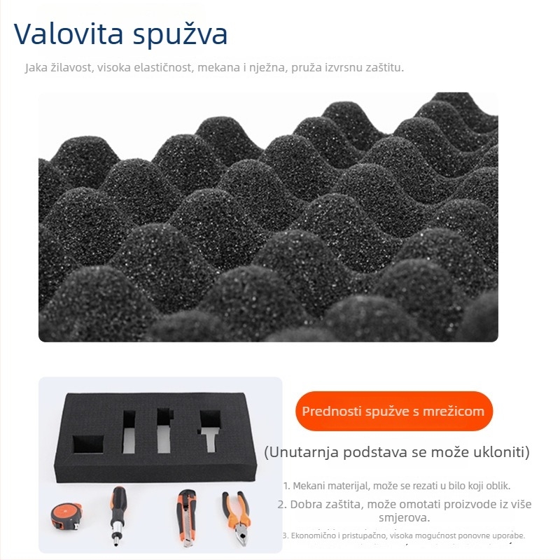 Kutija za pohranu od aluminijske legure, kvadratnog oblika, vanjska upotreba, prilagodljiva