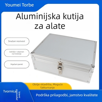 Aluminijska kutija za alate, prijenosna kutija za pohranu alata i instrumenata