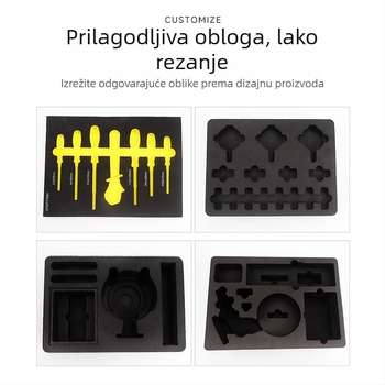 Plastična kutija za alat, Shengshuo marka, nosivost 5 kg, okvir od inženjerskog PP, serija 104#
