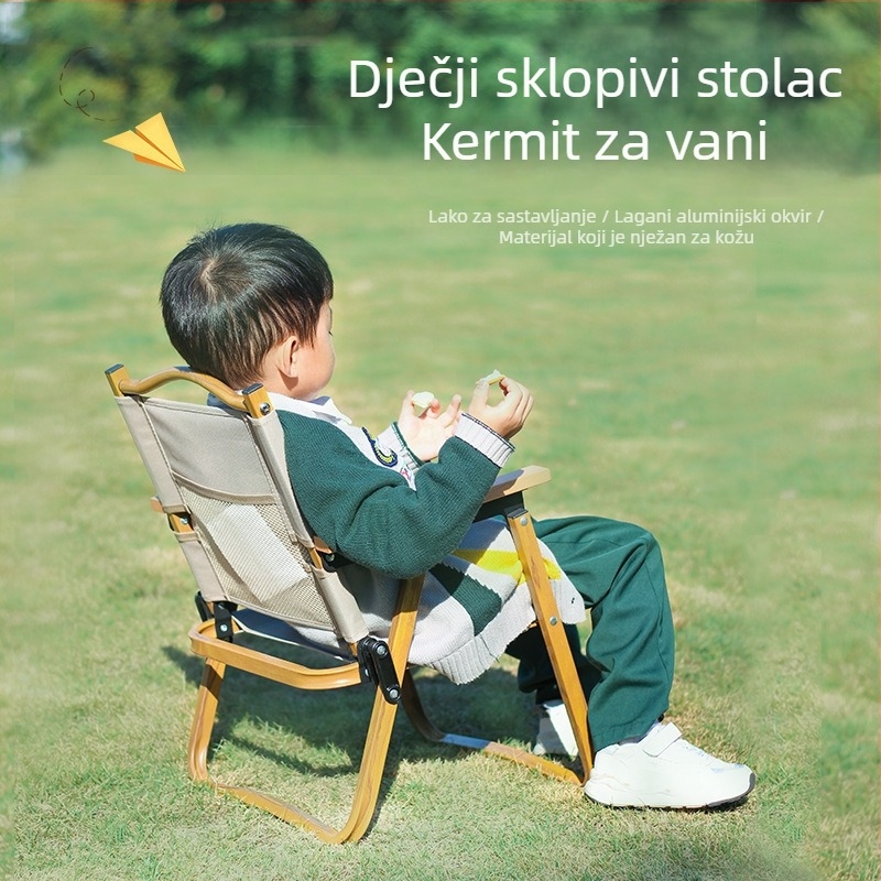 Dječja sklopiva stolica za vanjsku upotrebu (Yaoqi, okvir od čelika s visokim sadržajem ugljika, sklopiva, model 12.2-3)
