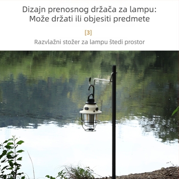 Dvostruki sklopivi kamping stol i stolice za vanjsku upotrebu, aluminijska legura Jiahe