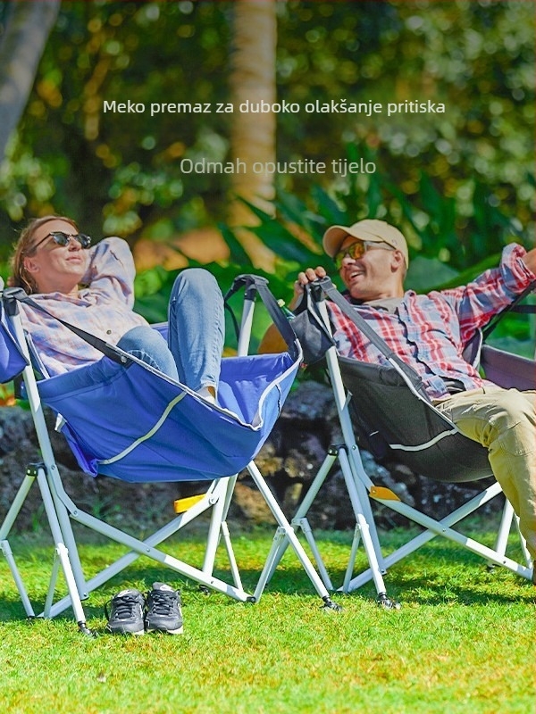 Vanjski sklopivi ljuljački stol – platno, Youyue Leather Goods, za kampiranje i plažu