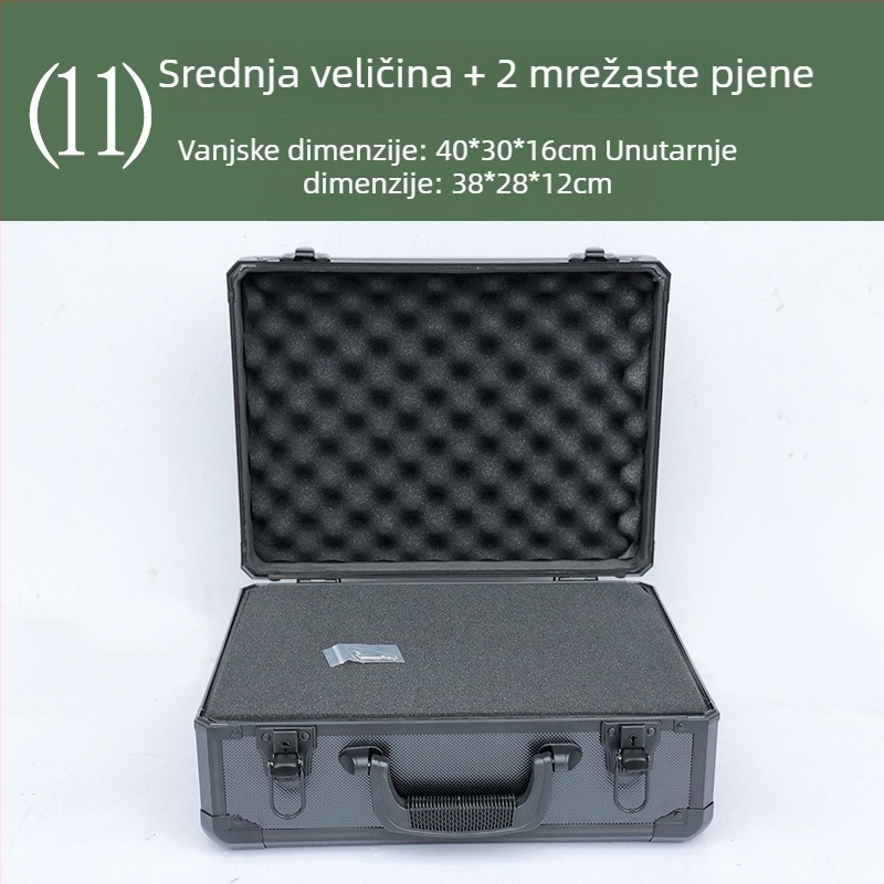 Prijenosna kutija za opremu, otporna na udarce, vojne klase, prijenosna