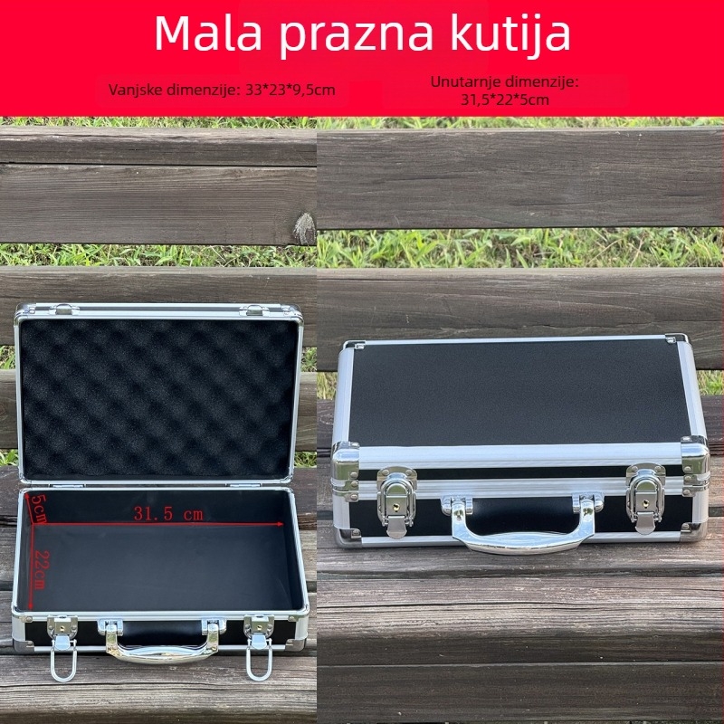 Prijenosna kutija za opremu, otporna na udarce, vojne klase, prijenosna