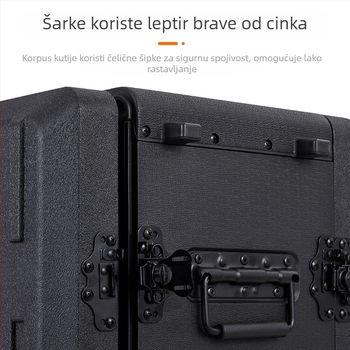 Plastična kutija za alat Eight Fire (Marka: Eight Fire; Tip: Plastična kutija za alat; Glavna namjena: Kutija za alat, kutija za pohranu alata, kutija za pohranu instrumenata; Stil: Ojačana plastična kutija za alat; Licencirana privatna oznaka: Da)