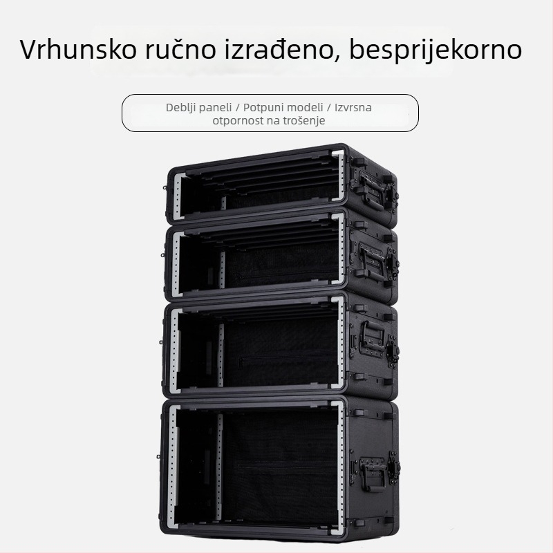 Plastična kutija za alat Eight Fire (Marka: Eight Fire; Tip: Plastična kutija za alat; Glavna namjena: Kutija za alat, kutija za pohranu alata, kutija za pohranu instrumenata; Stil: Ojačana plastična kutija za alat; Licencirana privatna oznaka: Da)
