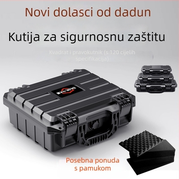 Big Shield plastična kutija za alate, otporna na udarce i vodootporna, skladištenje alata, instrumenata, EDC i kamere
