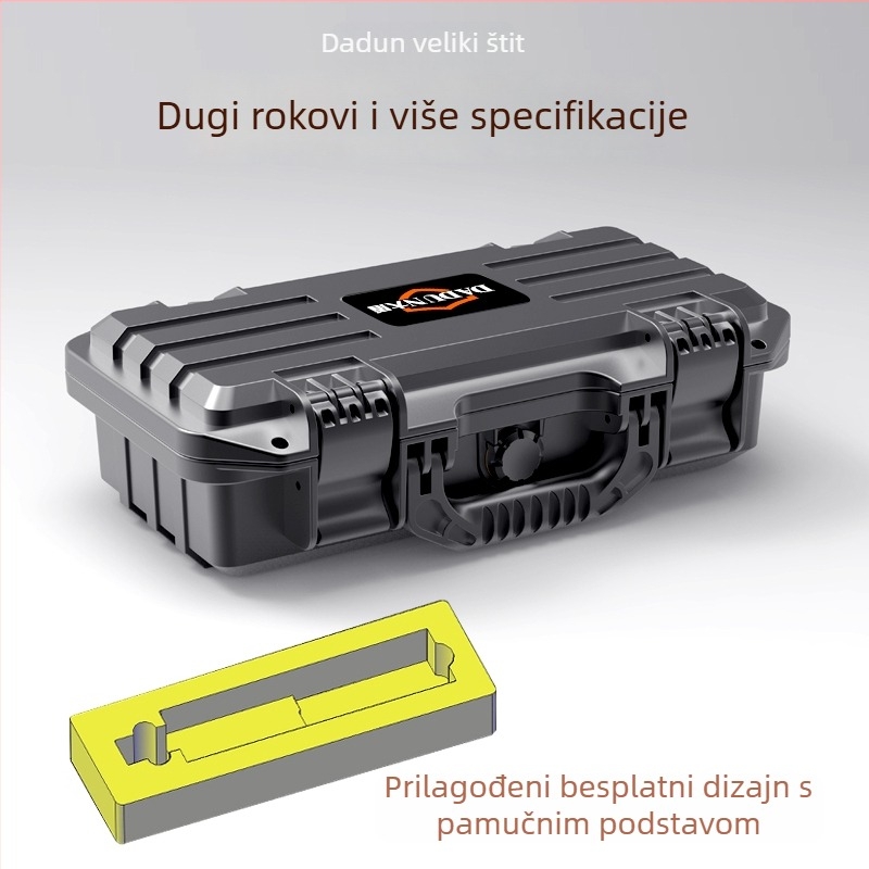Big Shield plastična kutija za alate, otporna na udarce i vodootporna, skladištenje alata, instrumenata, EDC i kamere