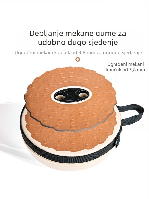 Vanjski sklopivi taburet — mekani plast, contoose/Kuangtu, sklopivi dizajn