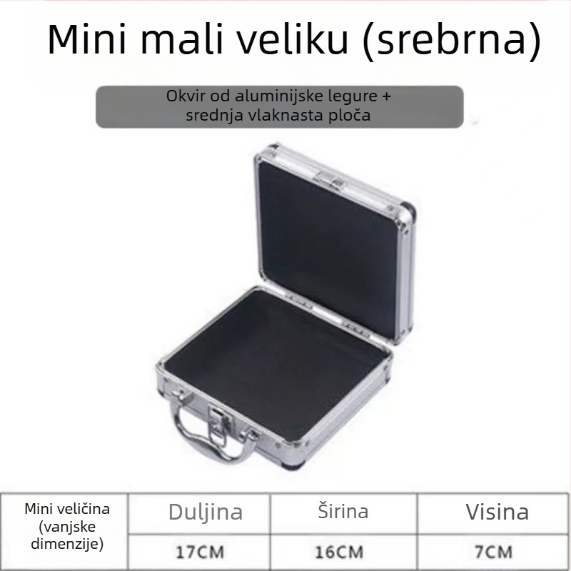 Aluminijska kutija za alat, prijenosna, za alate i vrtne alate, serija Tool Box