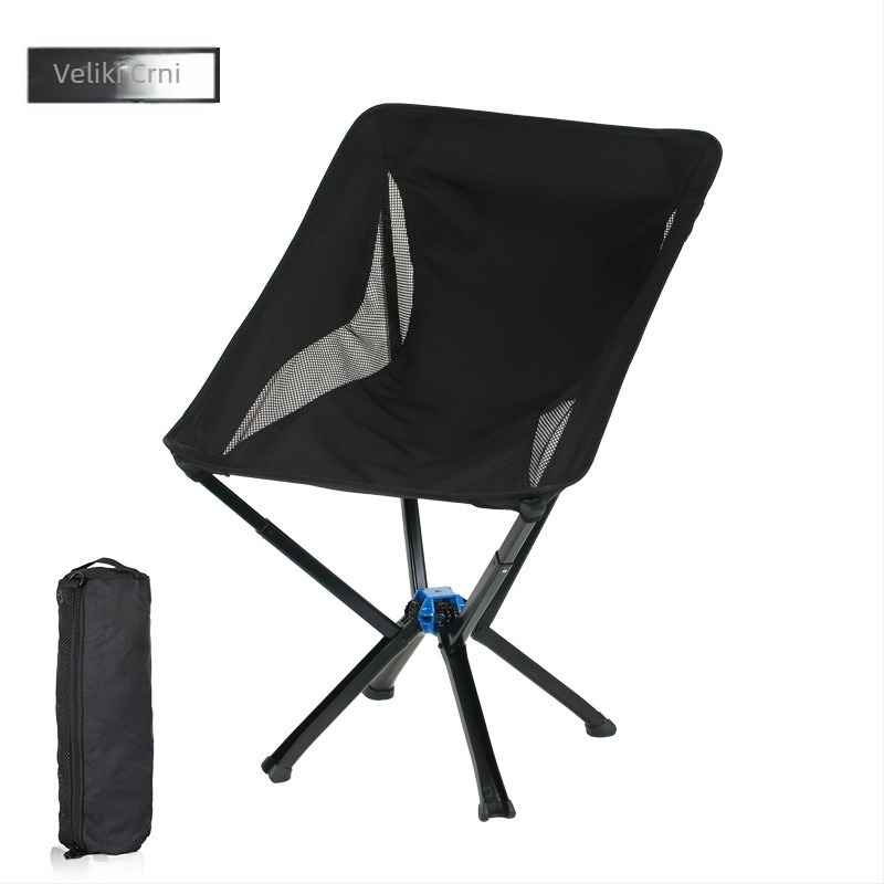 Moon chair - aluminijska legura, sklopiva, za kampiranje i ribolov na otvorenom, visoka nosivost