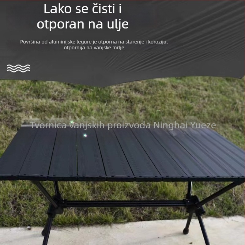 Vanjski sklopivi stol od aluminijske legure, prenosiv i podesiv, marka YZ yuesawa