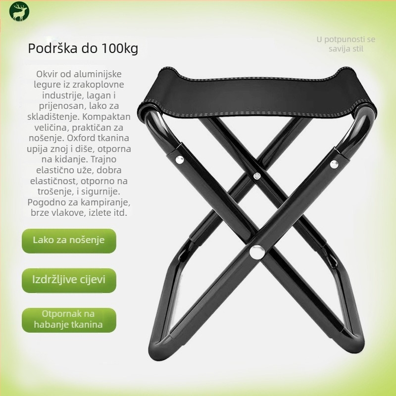 Sklopivi kamp kućni stol za ribolov – aluminijska legura, sklopivi, mogućnost prilagodbe