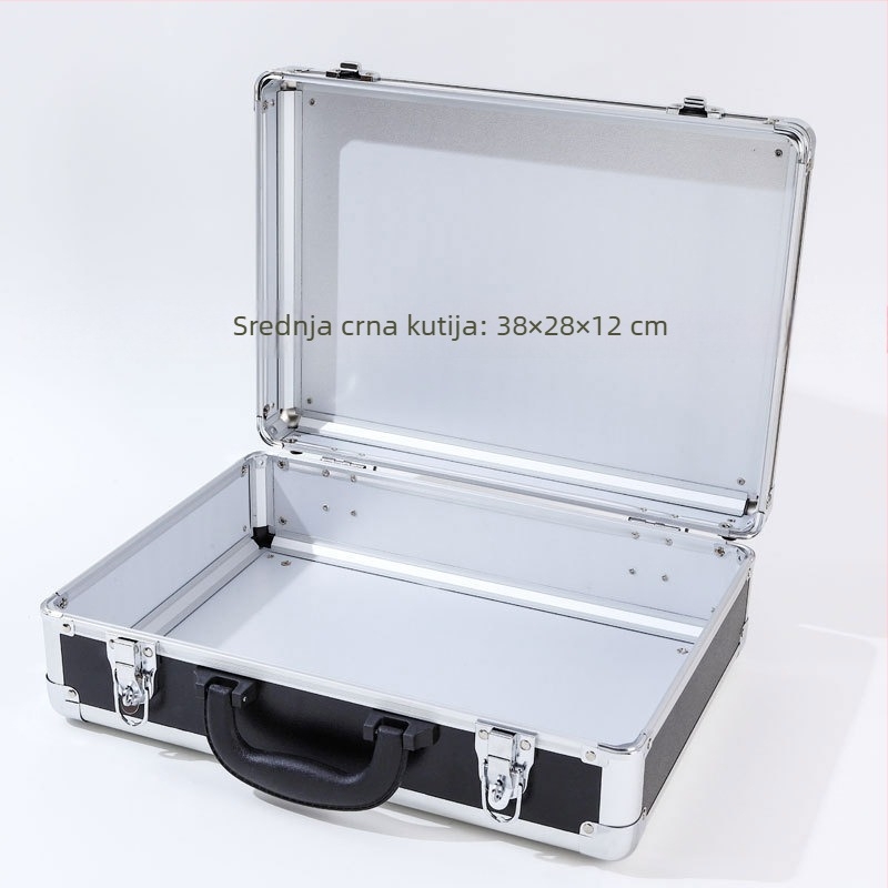 Prijenosna kutija za alat od aluminijske legure s otpornošću na vlagu i vodu, pogodna za alate, instrumente, električnu opremu i fotografsku opremu