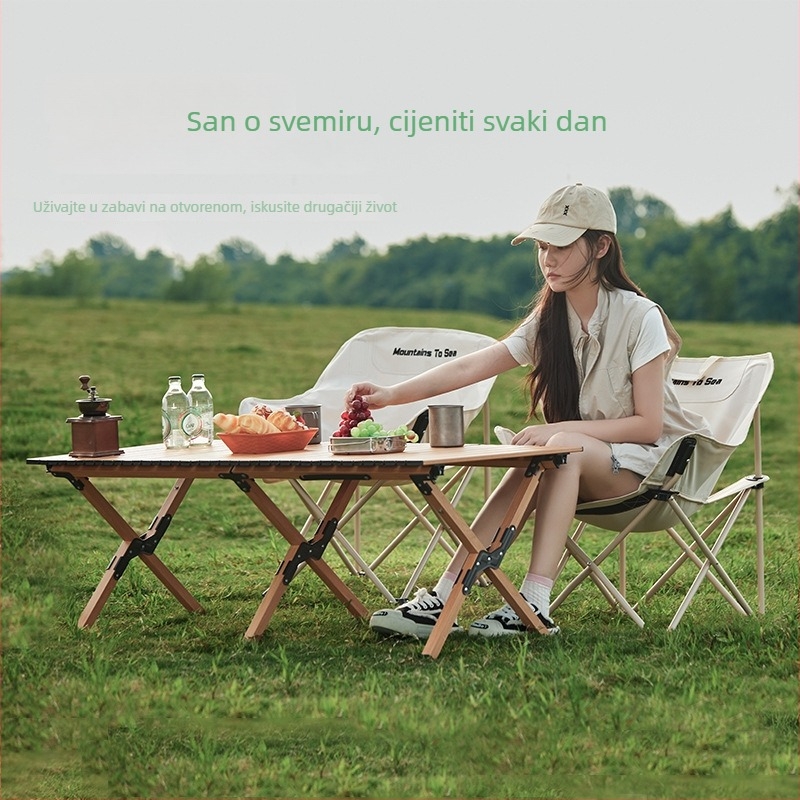 Moon Chair Pride: željezna, prijenosna, sklopiva kamping stolica