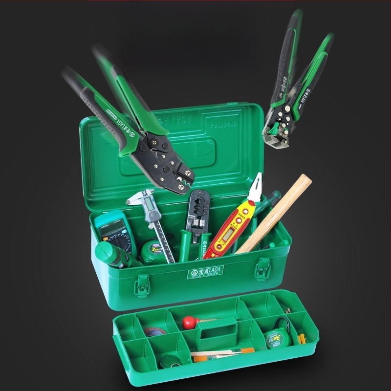 Metalna kutija za alat s okvirom od čelične ploče, prijenosna, nosivost 30, modeli LA113410 LA113411 LA113035 LA113041