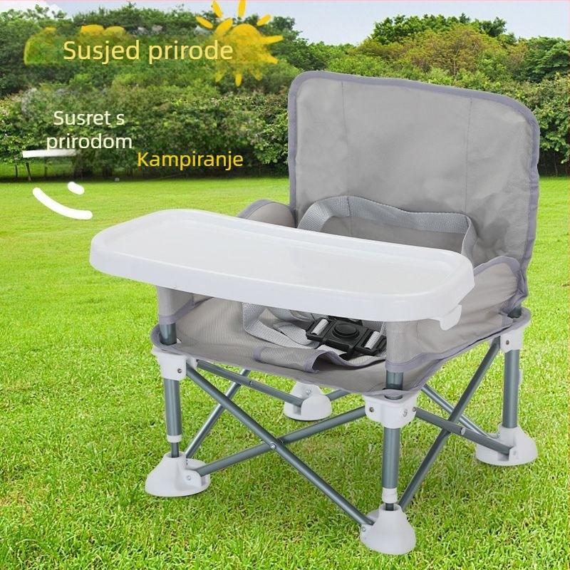 Sklopiva vanjska stolica za piknik - ugljikovo čelična, prijenosna, Set Sail