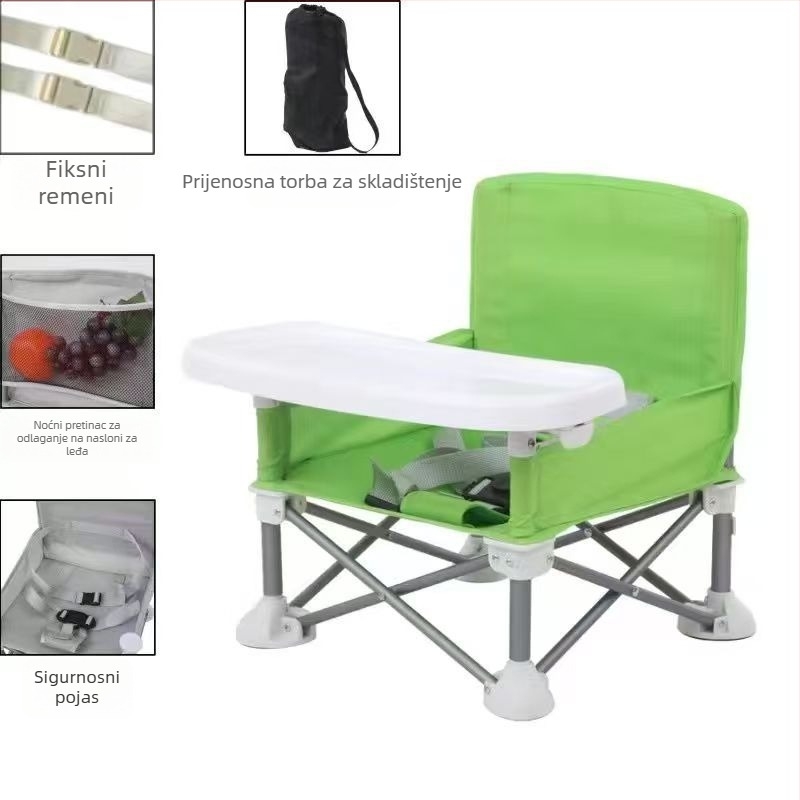 Sklopiva vanjska stolica za piknik - ugljikovo čelična, prijenosna, Set Sail