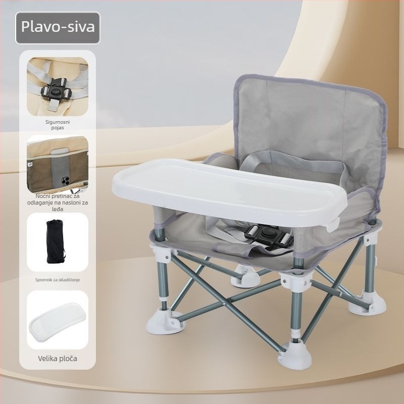 Sklopiva vanjska stolica za piknik - ugljikovo čelična, prijenosna, Set Sail