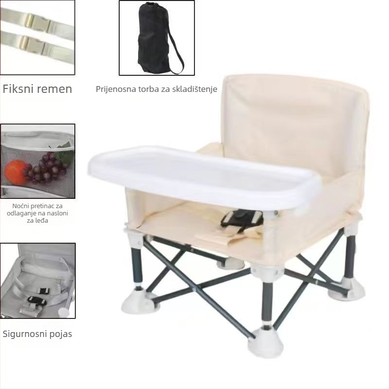 Sklopiva vanjska stolica za piknik - ugljikovo čelična, prijenosna, Set Sail