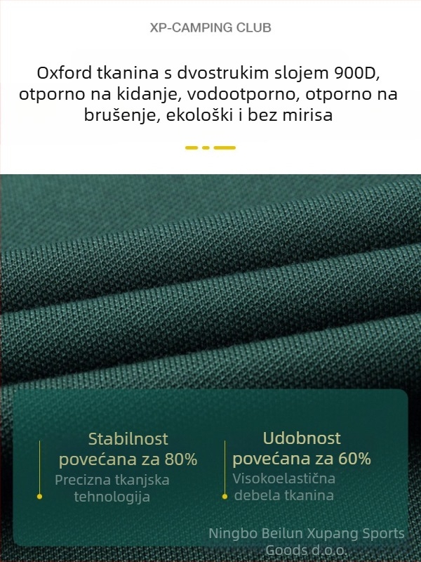 Sklopiva stolica od nehrđajućeg čelika, ultra lagana, prijenosna, za vanjsku upotrebu, kampiranje i ribolov