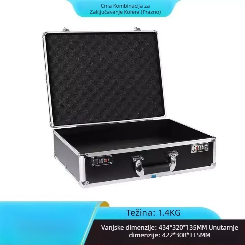 Prijenosna plastična kutija za alate sa lozinkom