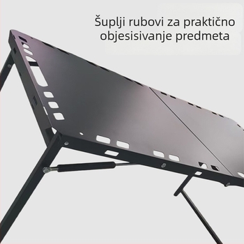 Vanjski sklopivi stol – ugljična čelična konstrukcija, sklopivi dizajn, casual stil; kategorija: sklopivi stolovi i stolice