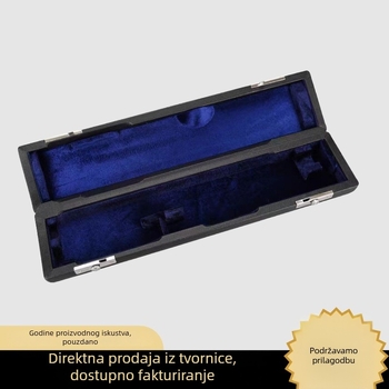Kožni kovčeg za flautu, ovalna kutija, prijenosno skladištenje