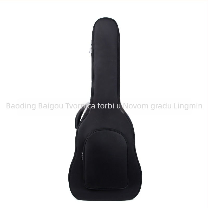 Torba za gitaru s čvrstim pamukom kućištem, vanjski dio od Oxford platna, pamuk podstava, vodootporna, proširiva, zakrivljene naramenice