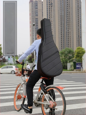 Tvrda futrola za gitaru, s 40 mm debelim flis podstavom, od Oxford materijala