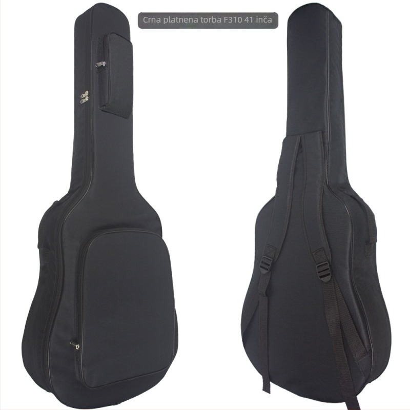 Ranac za gitaru s Oxford platnom, prilagodljivim uzorkom, debelom netkanom podstavom, zakrivljenom naramenicom