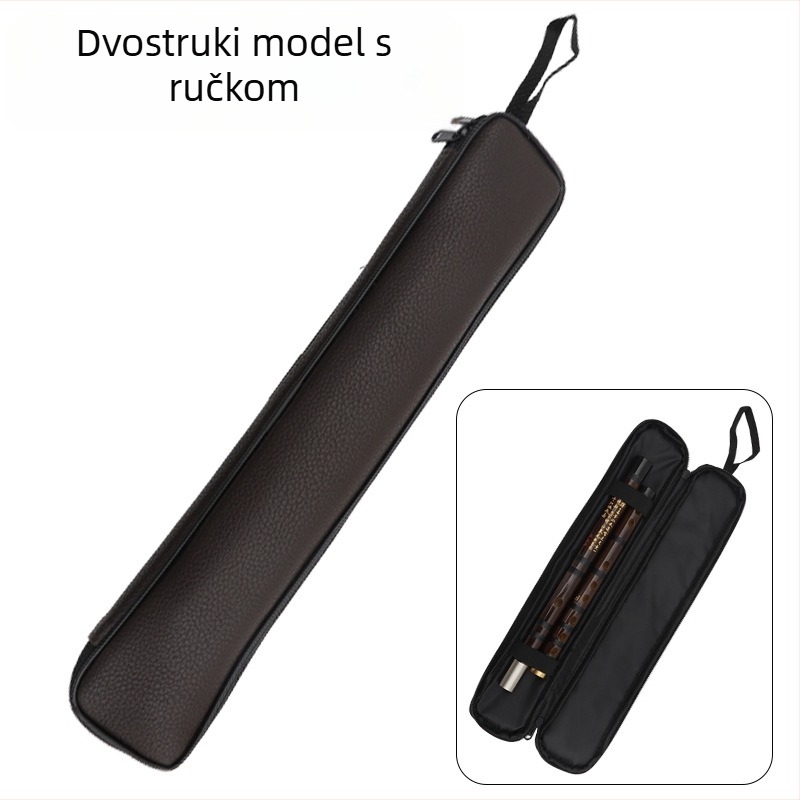 Torba za flautu, PU koža, zaštita od udara, Dana marka, naramenica s zračnim jastučićem