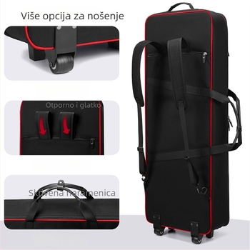 Torba za instrument za električno pianino (88 tipki) – Oxford materijal, podstava od poliestera, model HZ-0721