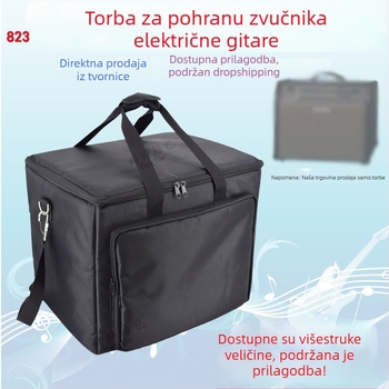 823Boss Torba za pohranu gitarskog zvučnika, s podstavljanom ručkom preko ramena, za putovanja, izrađena po mjeri