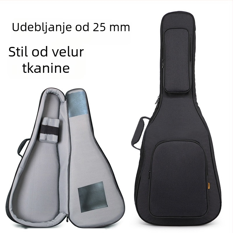 Torba za gitaru od Oxford platna – vodootporna, izolirana, otporna na habanje, protiv vibracija (unisex)