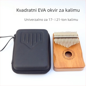 Kalimba kutija – za 17–21 tipki, EVA pjena, otporna na udarce, vodootporna, unutarnja podstava