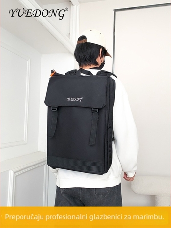 YUEDONG torba za marimbu, s dvostrukim naramenicama, velika kapaciteta, Oxford tkanina, vodootporna, s jastukom zraka na ramenu
