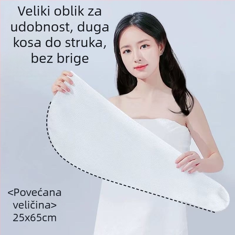 Jednokratna kapa za sušenje kose, netkani materijal, 150D, ispod 30 g, mogućnost prilagođavanja